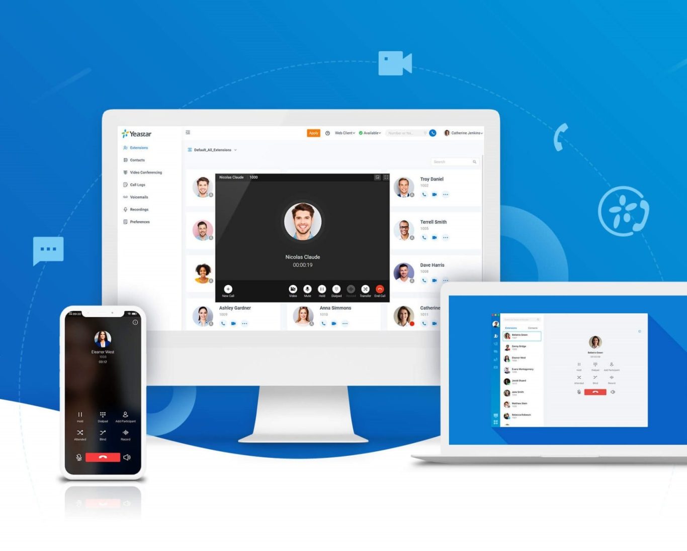 Hosted telephony Hosted Telephone systems. Yeastar